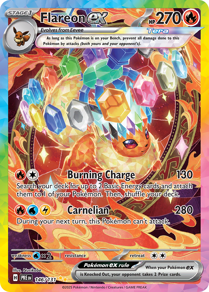 Flareon ex (146/131) - [Special Illustration Rare] Prismatic Evolutions (PRE)