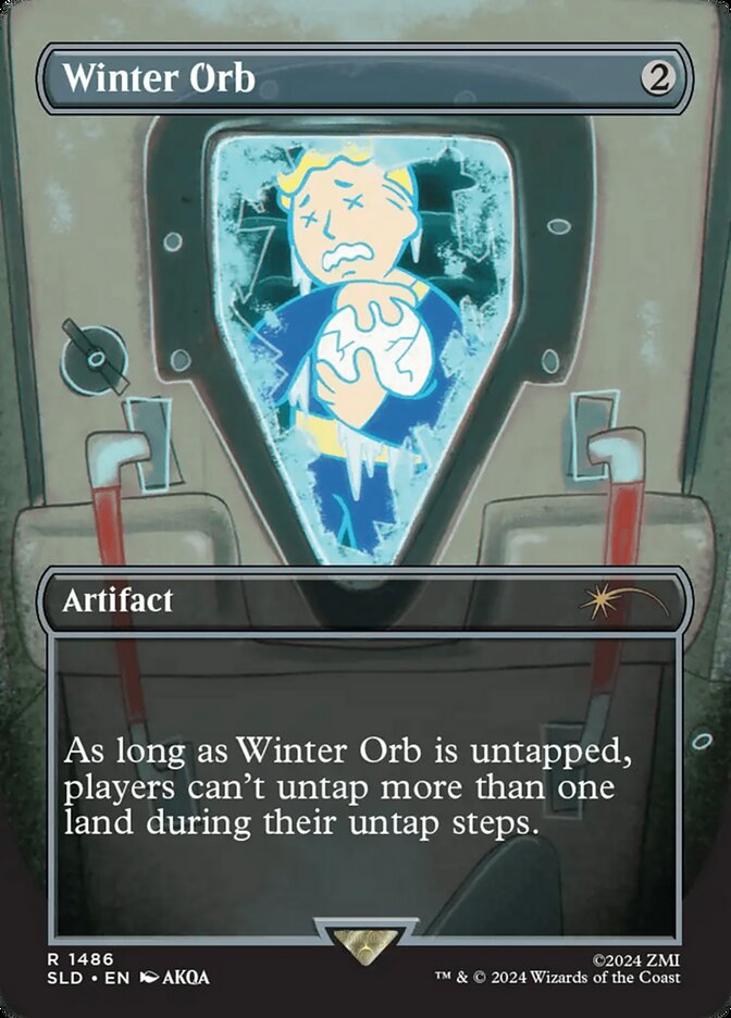 Winter Orb (1486) - [Borderless] Secret Lair Drop (SLD)