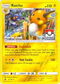Raichu - 41/147 (League Challenge) (41) - League & Championship Cards (PR)