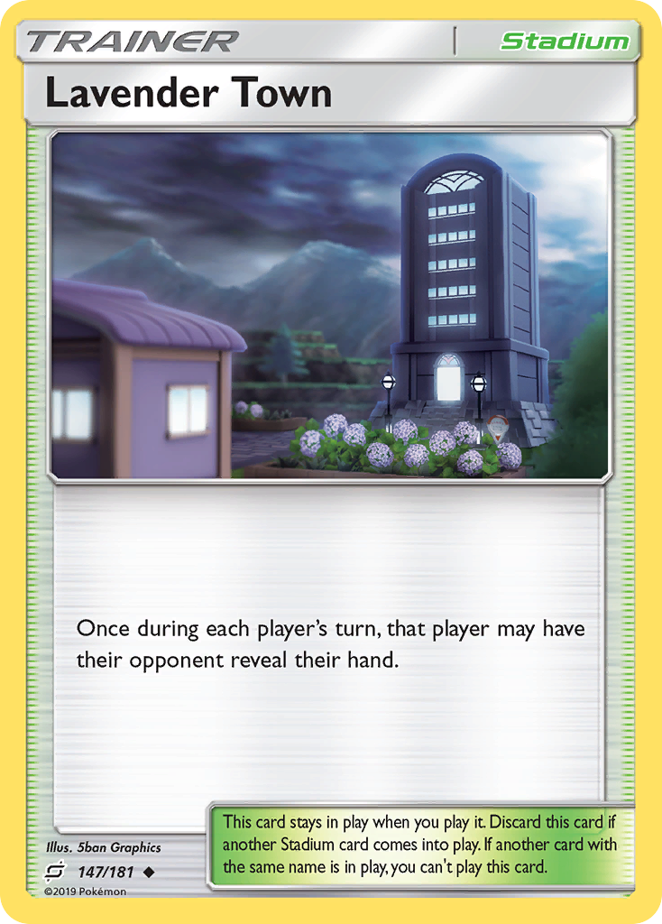 Lavender Town (147/181) - [Reverse Holo] Team Up (TEU)