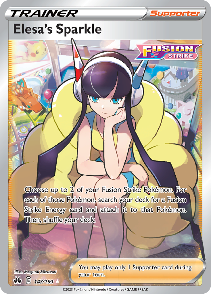 Elesa's Sparkle (147/159) - [Full Art] Crown Zenith (CRZ)