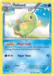 Politoed - 18/111 (Cosmos Holo) (18) - Miscellaneous Cards & Products (MCAP)