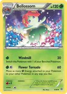 Bellossom - 4/98 (Cosmos Holo) (4) - Miscellaneous Cards & Products (MCAP)