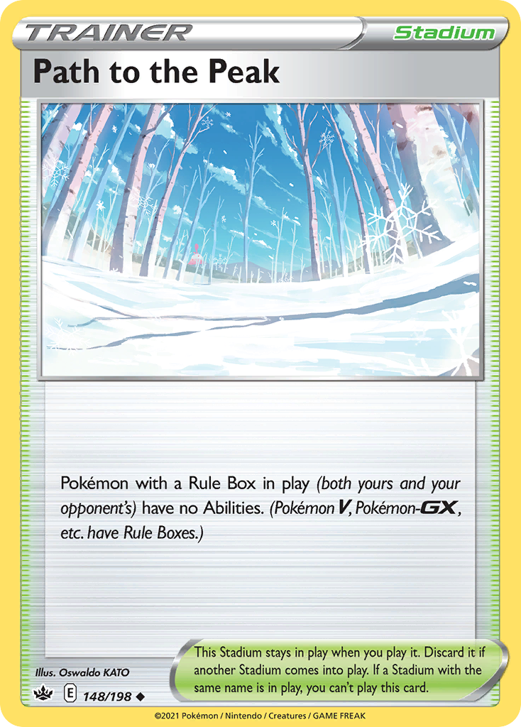 Path to the Peak (148/198) - [Reverse Holo] Chilling Reign (CRE)