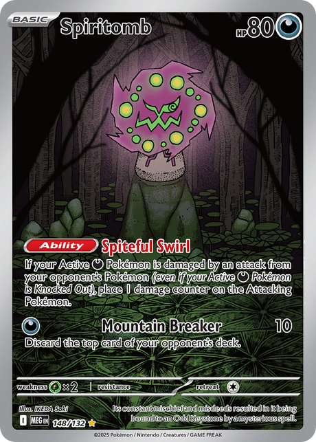 Spiritomb (148/132) - [Illustration Rare] Mega Evolution (MEG)