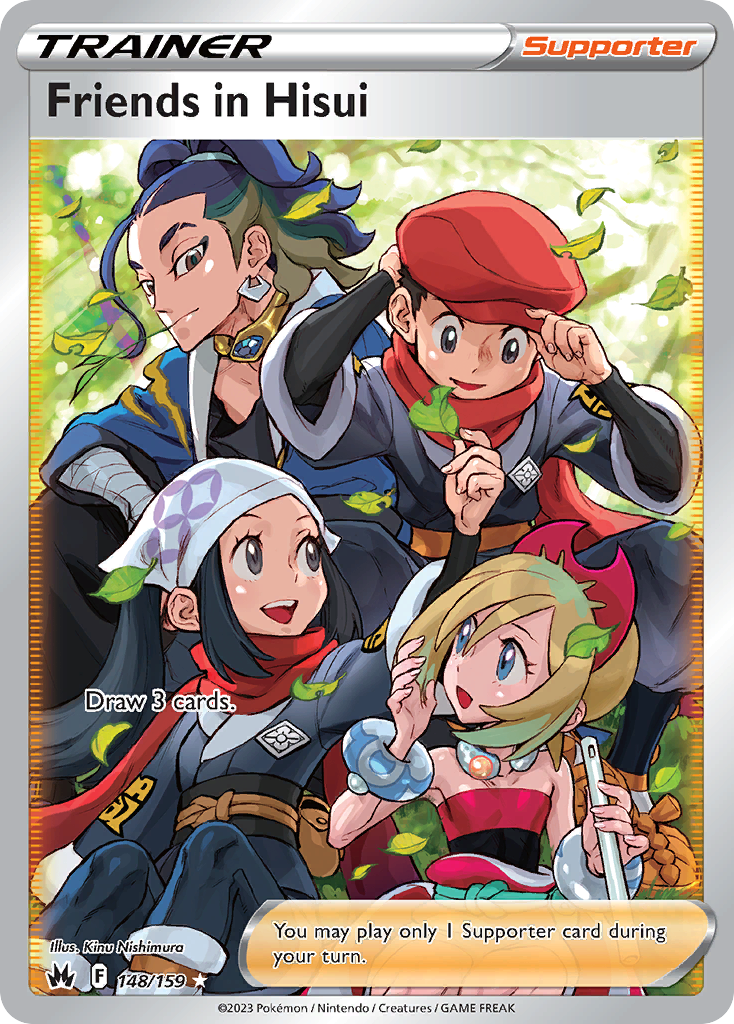 Friends in Hisui (148/159) - [Full Art] Crown Zenith (CRZ)