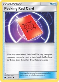 Peeking Red Card (97) - SM - Crimson Invasion (SM04)