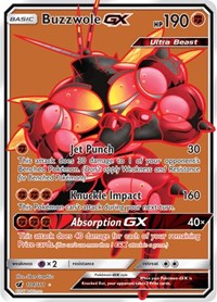 Buzzwole GX Full Art (104) - SM - Crimson Invasion (SM04)
