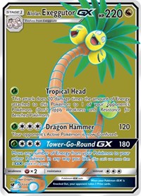 Alolan Exeggutor GX Full Art (107) - SM - Crimson Invasion (SM04)