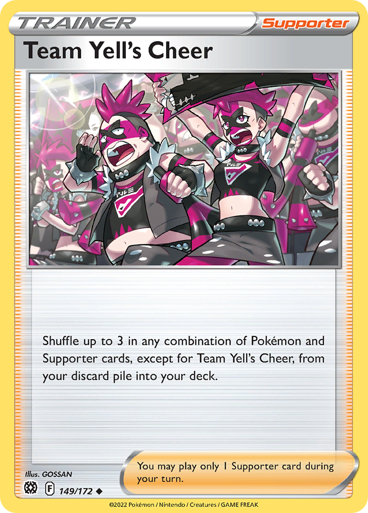 Team Yell's Cheer (149/172) - Brilliant Stars (BRS)