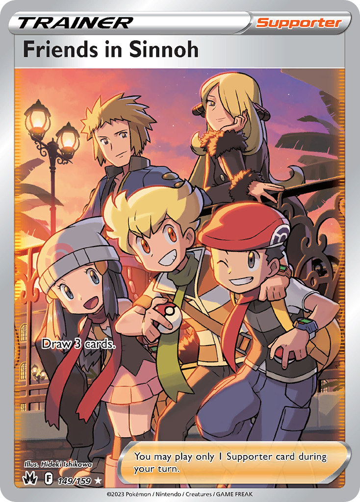 Friends in Sinnoh (149/159) - [Full Art] Crown Zenith (CRZ)