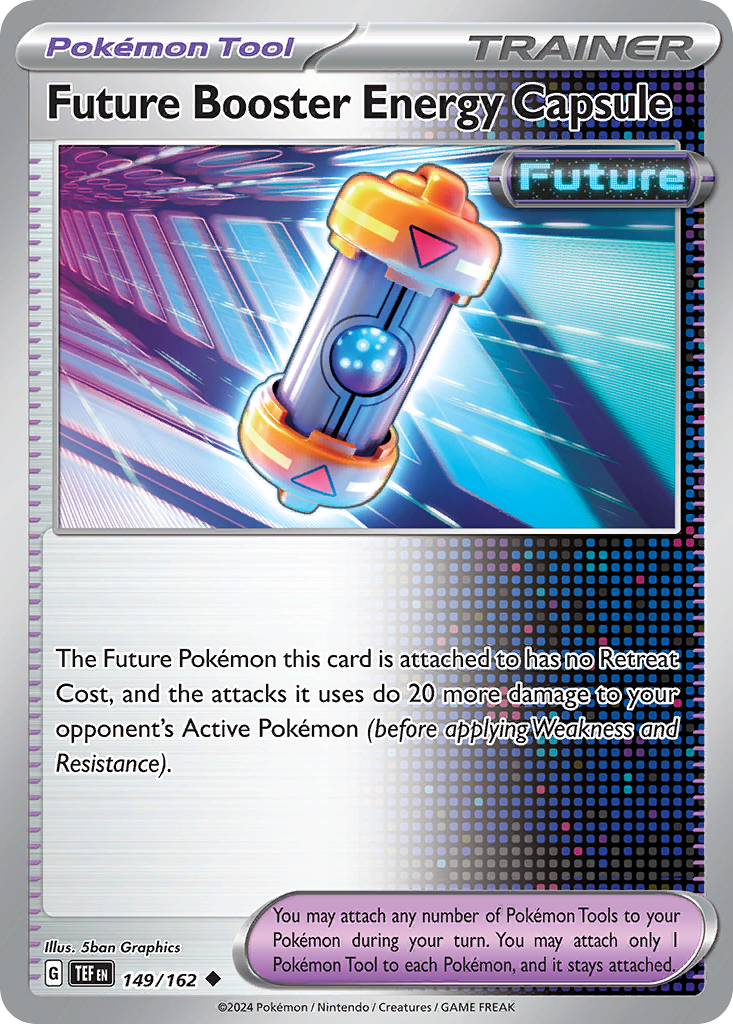 Future Booster Energy Capsule (149/162) - [Reverse Holo] Temporal Forces (TEF)