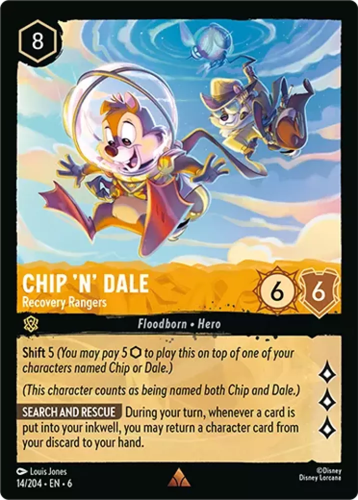 Chip 'n' Dale - Recovery Rangers - [Foil] Azurite Sea (6)