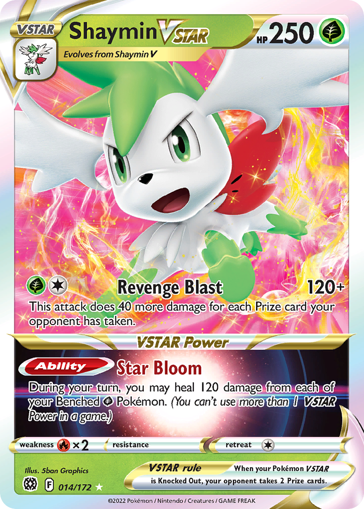 Shaymin VSTAR (14/172) - [Holo Foil] Brilliant Stars (BRS)