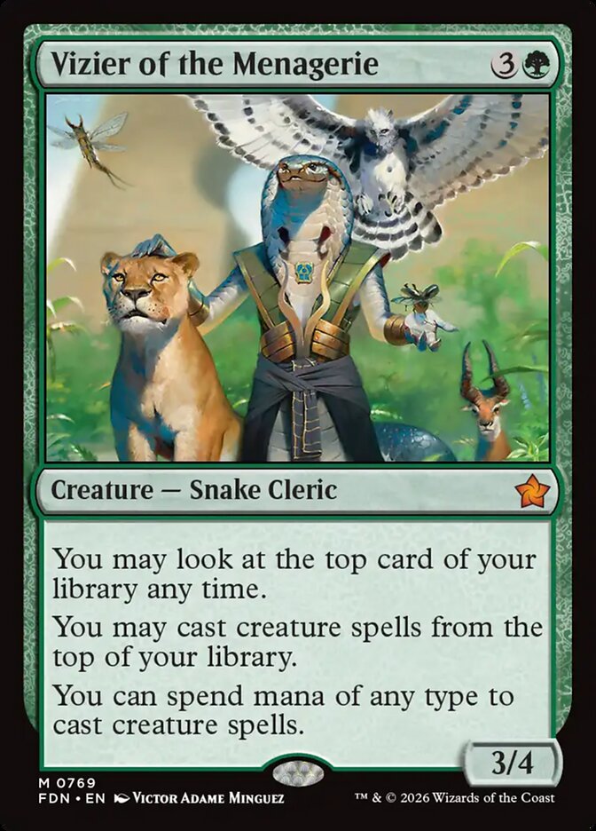 Vizier of the Menagerie (769) - Foundations (FDN)