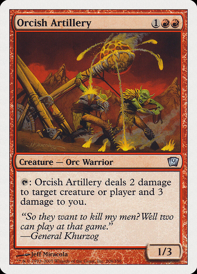 Orcish Artillery (206) - Ninth Edition (9ED)