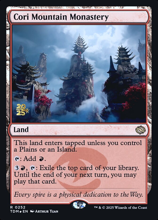 Cori Mountain Monastery (252s) - Tarkir: Dragonstorm Promos (PTDM)
