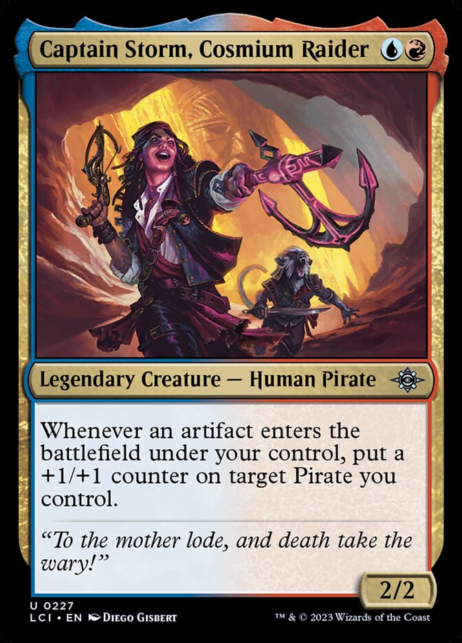 Captain Storm, Cosmium Raider (227) - The Lost Caverns of Ixalan (LCI)