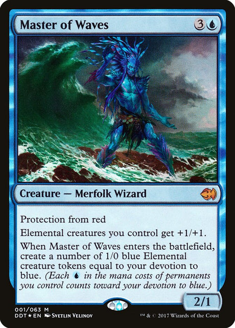 Master of Waves (1) - Duel Decks: Merfolk vs. Goblins (DDT)