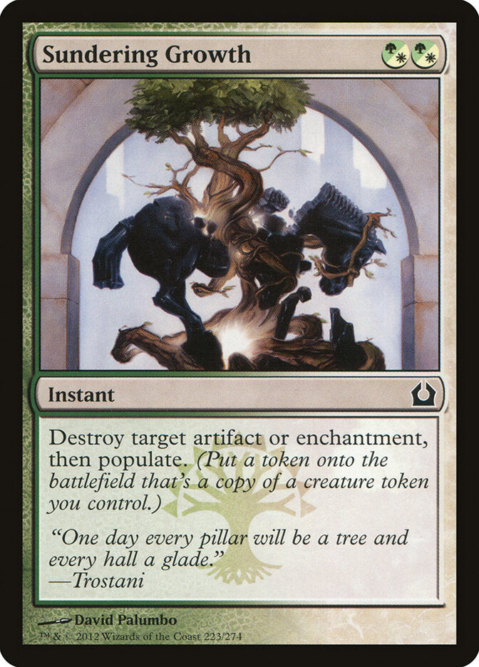 Sundering Growth (223) - Return to Ravnica (RTR)