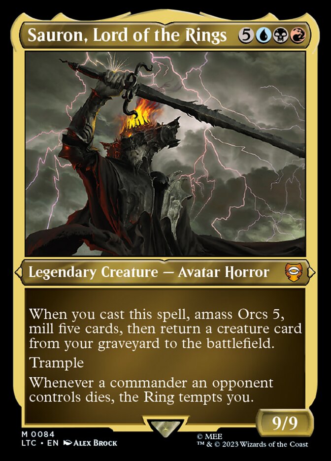 Sauron, Lord of the Rings (84) - Tales of Middle-earth Commander (LTC)