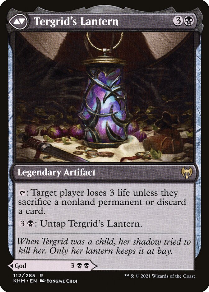 Tergrid, God of Fright // Tergrid's Lantern (112) - Kaldheim (KHM)