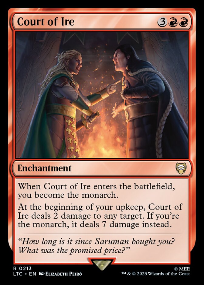 Court of Ire (213) - Tales of Middle-earth Commander (LTC)