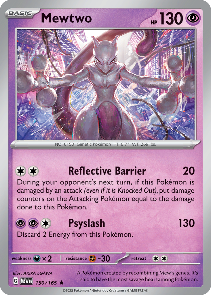 Mewtwo (150/165) - [Holo Foil] SV3PT5: 151 (MEW)