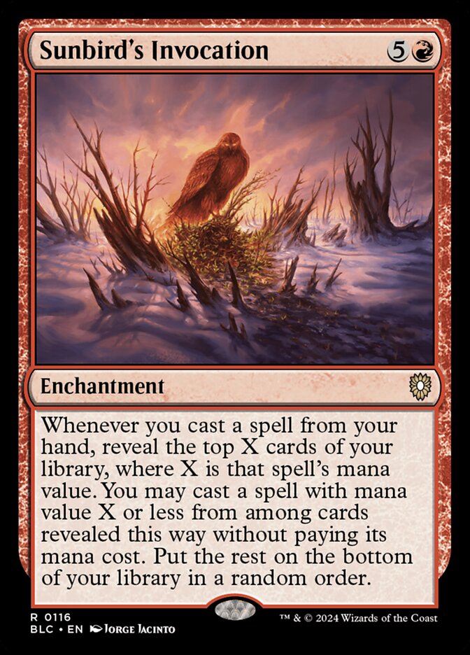 Sunbird's Invocation (116) - Bloomburrow Commander (BLC)