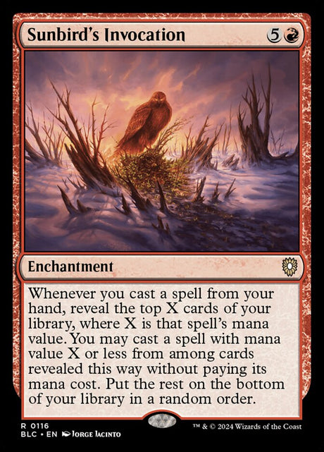 Sunbird's Invocation (116) - Bloomburrow Commander (BLC)