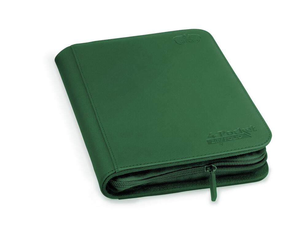 Ultimate Guard ZipFolio - 4 Pocket XenoSkin Binder - Green