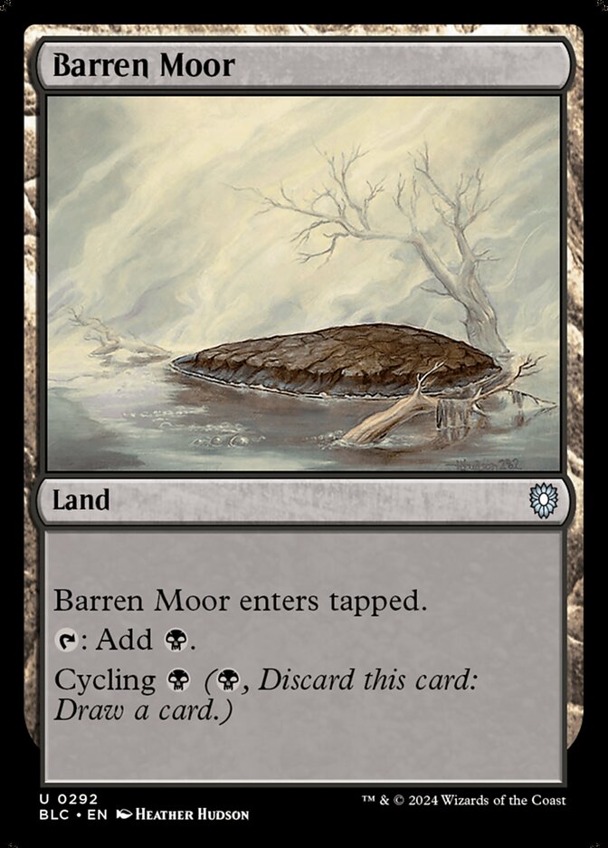 Barren Moor (292) - Bloomburrow Commander (BLC)