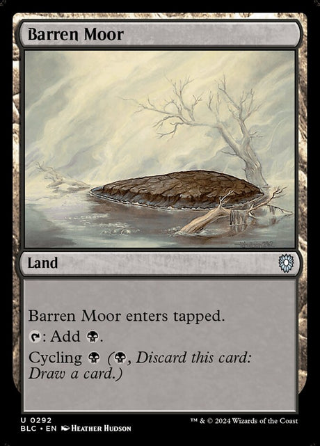 Barren Moor (292) - Bloomburrow Commander (BLC)