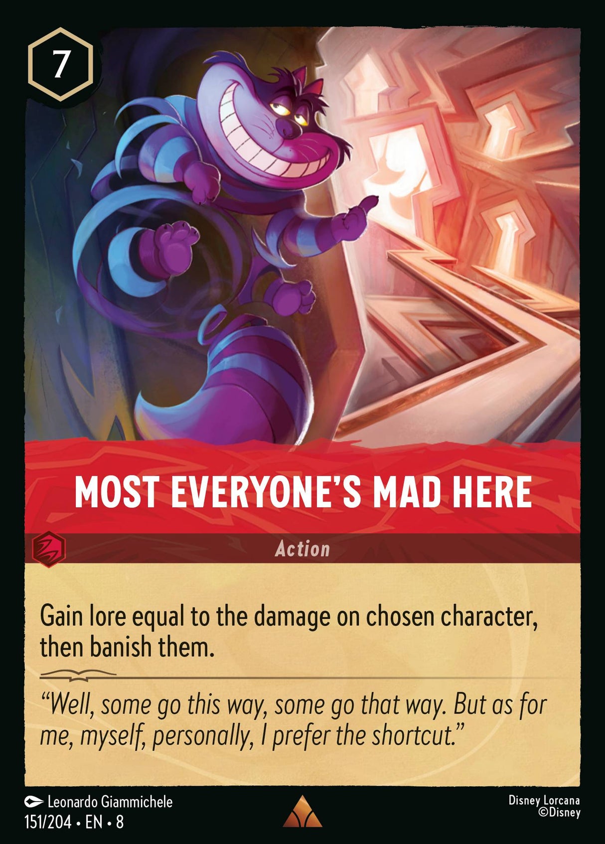 Most Everyone's Mad Here - [Foil] Reign of Jafar (8)