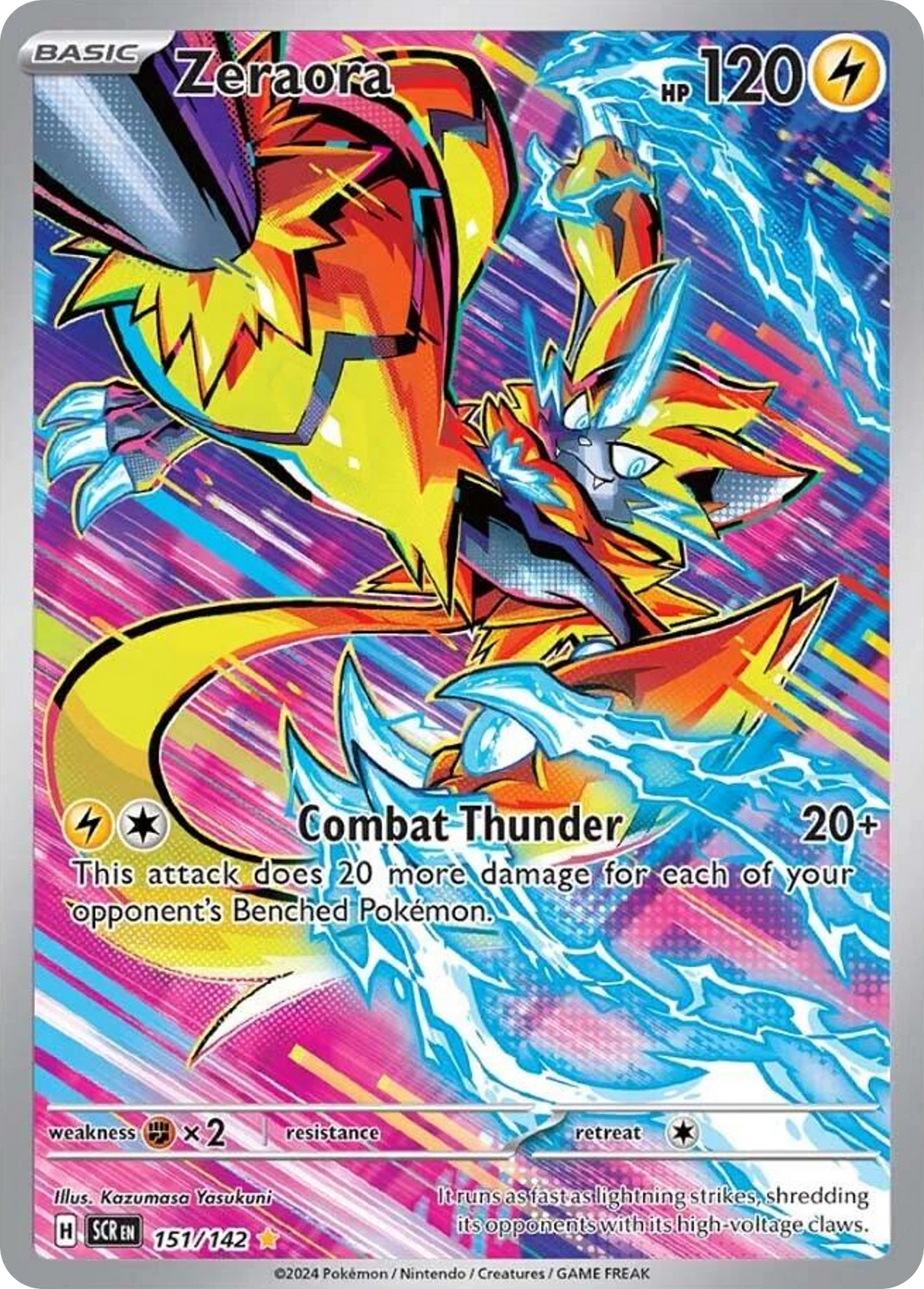 Zeraora (151/142) - [Illustration Rare] Stellar Crown (SCR)