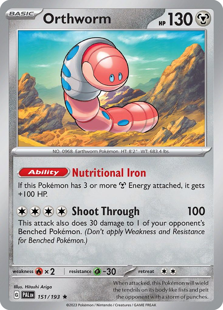 Orthworm (151/193) - [Holo Foil] Paldea Evolved (PAL)