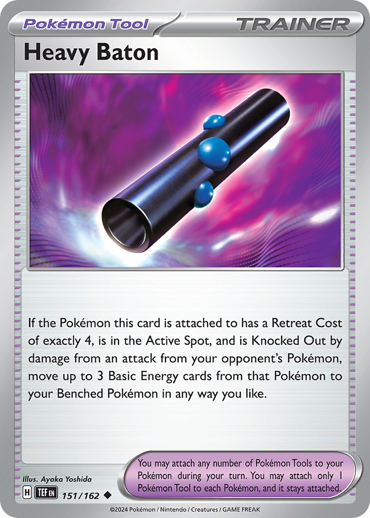 Heavy Baton (151/162) - [Reverse Holo] Temporal Forces (TEF)