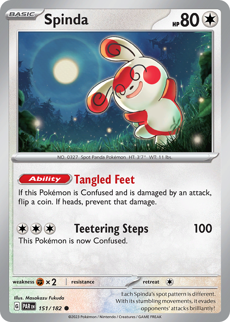 Spinda (151/182) - [Reverse Holo] Paradox Rift (PAR)