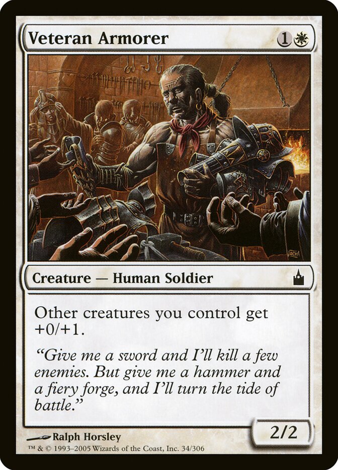 Veteran Armorer (34) - Ravnica: City of Guilds (RAV)