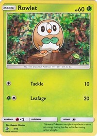 Rowlet (1) - McDonald's Promos 2017 (M17)
