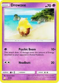 Drowzee (22) - SM Trainer Kit: Lycanroc & Alolan Raichu (SMK1)