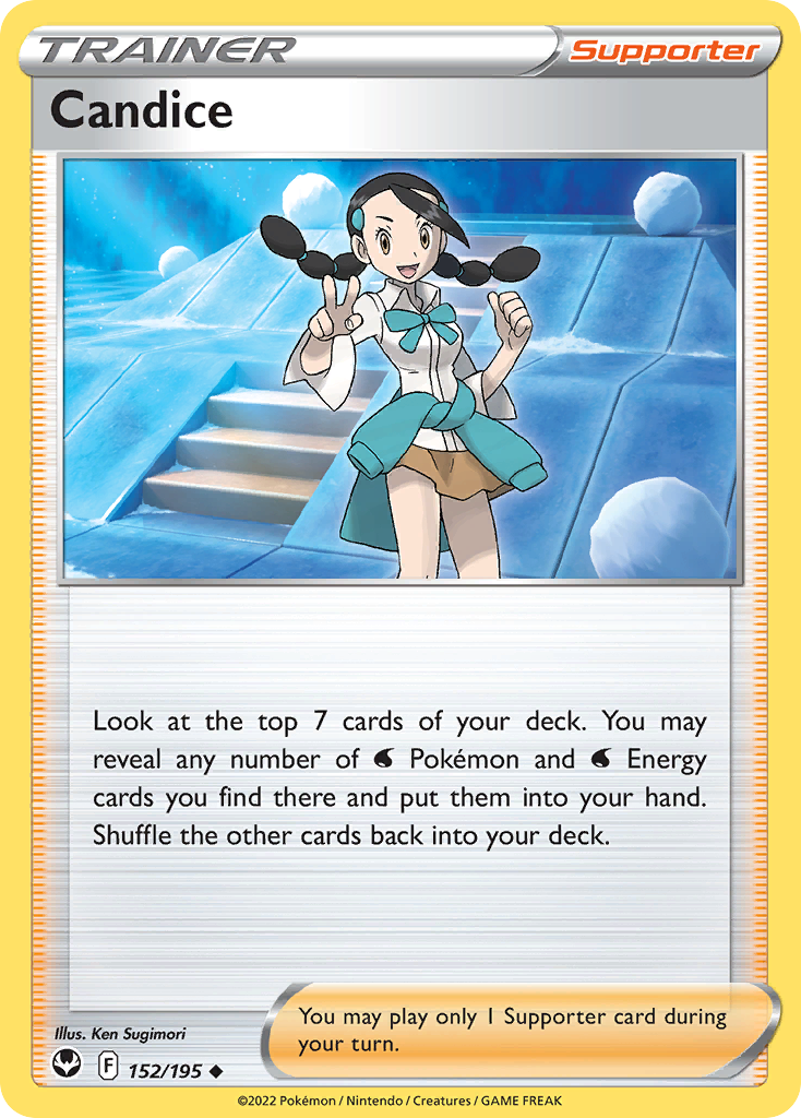 Candice (152/195) - [Reverse Holo] Silver Tempest (SIT)