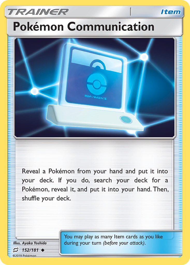 Pokemon Communication (152/181) - [Reverse Holo] Team Up (TEU)