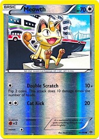 Meowth - 80/99 (Mirror Reverse Holo) (80) - Miscellaneous Cards & Products (MCAP)