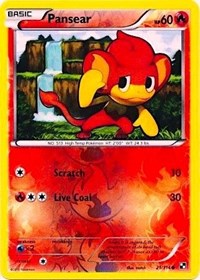 Pansear - 21/114 (Energy Holo) (21) - Miscellaneous Cards & Products (MCAP)