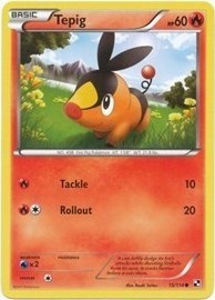 Tepig 15/114 (Cosmos Holo) (15) - League & Championship Cards (PR)