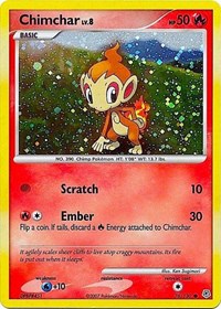 Chimchar - 76/130 (Cosmos Holo) (76) - Miscellaneous Cards & Products (MCAP)