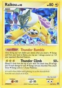 Raikou - 16/132 (Cracked Ice Holo) (16) - Miscellaneous Cards & Products (MCAP)