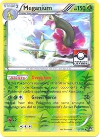 Meganium - 3/122 (Pokemon League) (3) - League & Championship Cards (PR)