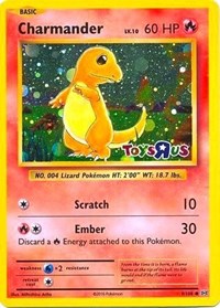 Charmander - 9/108 (Toys R Us Promo) (9) - Miscellaneous Cards & Products (MCAP)